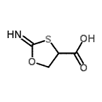 CAS#: 34040-92-1, 2-Imino-1,3-Oxathiolane-4-Carboxylic Acid