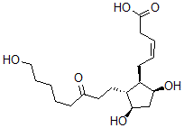 CAS#: 34069-62-0, (Z)-5-[(1R,2R,3R,5S)-3,5-Dihydroxy-2-(8-Hydroxy-3-Oxooctyl)Cyclopentyl]Pent-3-Enoic Acid