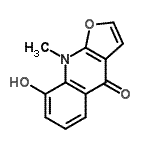 CAS#: 340827-06-7, 8-Hydroxy-9-Methylfuro[2,3-b]Quinolin-4(9H)-One