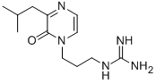 CAS 登录号：34098-41-4， 2-[3-[5-(2-甲基丙基)-6-氧代-1H-吡嗪-2-基]丙基]胍