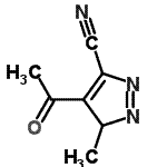 CAS 登录号：341009-16-3， 4-乙酰基-3-甲基-3H-吡唑-5-甲腈