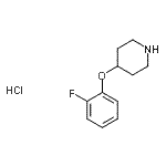 CAS 登录号：3413-29-4， 4-(2-氟苯氧基)哌啶盐酸盐(1:1)