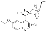 CAS 登录号：3413-58-9， 乙基氢化铜色树碱盐酸盐
