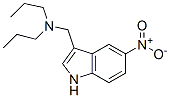 CAS#: 3414-66-2, N-[(5-Nitro-1H-Indol-3-Yl)Methyl]-N-Propylpropan-1-Amine