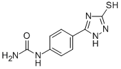 CAS#: 3414-98-0, [4-(5-Sulfanylidene-1,2-Dihydro-1,2,4-Triazol-3-Yl)Phenyl]Urea