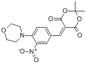 CAS#: 341935-02-2, 2,2-Dimethyl-5-[(4-Morpholino-3-Nitrophenyl)Methylene]-1,3-Dioxane-4,6-Dione
