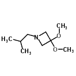 CAS 登录号：341978-92-5， 1-异丁基-3,3-二甲氧基吖丁啶