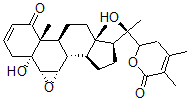 CAS 登录号：34199-22-9， 5,20-二羟基-6,7-环氧-1-氧代-5-睡茄-2,24-二烯内酯
