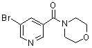 CAS 登录号：342013-81-4， (5-溴吡啶-3-基)-吗啉-4-基-甲酮