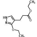 CAS#: 342027-02-5, Ethyl 3-(3-Ethoxy-1H-Pyrazol-4-Yl)Propanoate