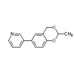 CAS 登录号：342037-19-8， 3-(2-甲基-4H-1,3-苯并二氧杂环己-6-基)吡啶
