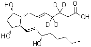 CAS#: 34210-11-2, (5Z,9alpha,11alpha,13E,15S)-9,11,15-Trihydroxy(3,3,4,4-<Sup>2</Sup>H<Sub>4</Sub>)Prosta-5,13-Dien-1-Oic Acid