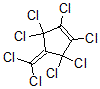 CAS 登录号：3424-05-3， 1,2,3,3,5,5-六氯-4-(二氯甲基亚基)环戊烯