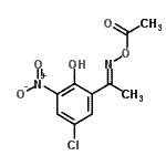 CAS#: 342400-58-2, 1-({(E)-[1-(5-Chloro-2-Hydroxy-3-Nitrophenyl)Ethylidene]Amino}Oxy)Ethanone