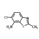CAS#: 34257-30-2, 6-Chloro-2-Methyl-1,3-Benzothiazol-7-Amine