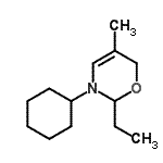CAS 登录号：342625-73-4， 3-环己基-2-乙基-5-甲基-3,6-二氢-2H-1,3-恶嗪
