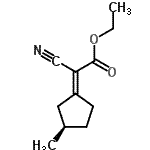 CAS 登录号：342652-12-4， 乙基(2E)-氰基[(3R)-3-甲基环戊基亚基]乙酸酯