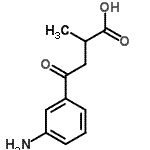 CAS 登录号：34270-86-5， 4-(3-氨基苯基)-2-甲基-4-氧代丁酸