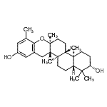 CAS#: 34274-99-2, (2S,4aR,4bR,6aS,12aS,12bR,14aR)-1,1,4A,6A,8,12B-Hexamethyl-2,3,4,4A,4B,5,6,6A,12,12A,12B,13,14,14A-Tetradecahydro-1H-Naphtho[2,1-a]Xanthene-2,10-Diol