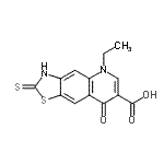 CAS#: 342820-12-6, 5-Ethyl-8-Oxo-2-Thioxo-2,3,5,8-Tetrahydro[1,3]Thiazolo[5,4-g]Quinoline-7-Carboxylic Acid