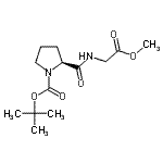 CAS#: 34290-72-7, Methyl 1-{[(2-Methyl-2-Propanyl)Oxy]Carbonyl}-L-Prolylglycinate
