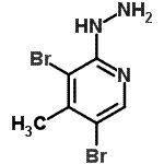 CAS#: 3430-30-6, 3,5-Dibromo-2-Hydrazino-4-Methylpyridine