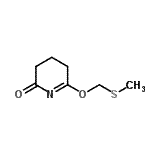 CAS#: 343270-62-2, 6-[(Methylsulfanyl)Methoxy]-4,5-Dihydro-2(3H)-Pyridinone