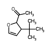 CAS#: 343330-37-0, 1-[3-(2-Methyl-2-Propanyl)-2,3-Dihydro-2-Furanyl]Ethanone