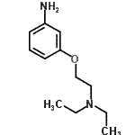 CAS 登录号：34334-19-5， 3-[2-(二乙基氨基)乙氧基]苯胺