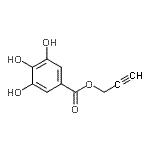 CAS#: 343346-24-7, 2-Propyn-1-Yl 3,4,5-Trihydroxybenzoate