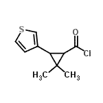 CAS#: 343856-88-2, 2,2-Dimethyl-3-(3-Thienyl)Cyclopropanecarbonyl Chloride