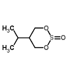 CAS 登录号：343864-66-4， 5-异丙基-1,3,2-二氧硫杂环己烷2-氧化物