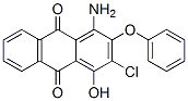 CAS 登录号：34391-96-3， 1-氨基-3-氯-4-羟基-2-(苯氧基)蒽-9,10-二酮