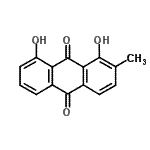 CAS#: 34425-60-0, 1,8-Dihydroxy-2-Methyl-9,10-Anthraquinone