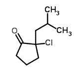 CAS 登录号：344294-20-8， 2-氯-2-异丁基环戊酮