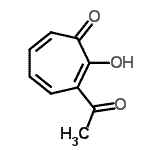 CAS 登录号：344296-45-3， 3-乙酰基-2-羟基-2,4,6-环庚三烯-1-酮