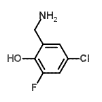 CAS 登录号：344326-64-3， 2-(氨基甲基)-4-氯-6-氟苯酚
