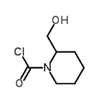 CAS#: 344326-76-7, 2-(Hydroxymethyl)-1-Piperidinecarbonyl Chloride