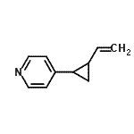 CAS 登录号：344327-09-9， 4-(2-乙烯基环丙基)吡啶