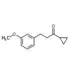 CAS 登录号：344334-33-4， 1-环丙基-3-(3-甲氧基苯基)-1-丙酮