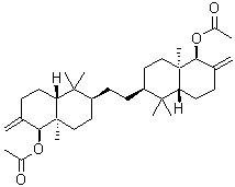 CAS#: 34434-99-6, 1,2-Ethanediylbis[(1S,4aR,6S,8aR)-5,5,8A-Trimethyl-2-Methylenedecahydronaphthalene-1,6-Diyl] Diacetate