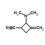 CAS#: 344353-68-0, 2-(Dimethylamino)-3-Methylenecyclobutanecarbonitrile