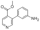 CAS 登录号：344450-40-4， 3-(3-氨基苯基)-4-吡啶羧酸甲酯