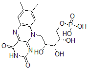 CAS#: 34469-63-1, [(2S,3R,4R)-5-(7,8-Dimethyl-2,4-Dioxobenzo[g]Pteridin-10-Yl)-2,3,4-Trihydroxypentyl] Dihydrogen Phosphate