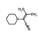 CAS#: 344773-12-2, 3-Methyl-2-(1-Piperidinyl)-2-Butenenitrile
