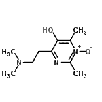 CAS#: 344883-89-2, 4-[2-(Dimethylamino)Ethyl]-2,6-Dimethyl-5-Pyrimidinol 1-Oxide