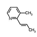 CAS#: 344902-34-7, 3-Methyl-2-[(E)-Prop-1-Enyl]Pyridine