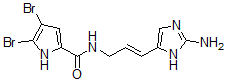 CAS#: 34649-22-4, N-[(E)-3-(2-Amino-3H-Imidazol-4-Yl)Prop-2-Enyl]-4,5-Dibromo-1H-Pyrrole-2-Carboxamide