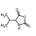 CAS#: 34653-99-1, 4-Isopropyl-2-Thioxo-1,3-Oxazolidin-5-One