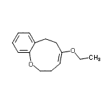CAS 登录号：346620-79-9， (4E)-5-乙氧基-2,3,6,7-四氢-1-苯并氧杂环壬四烯